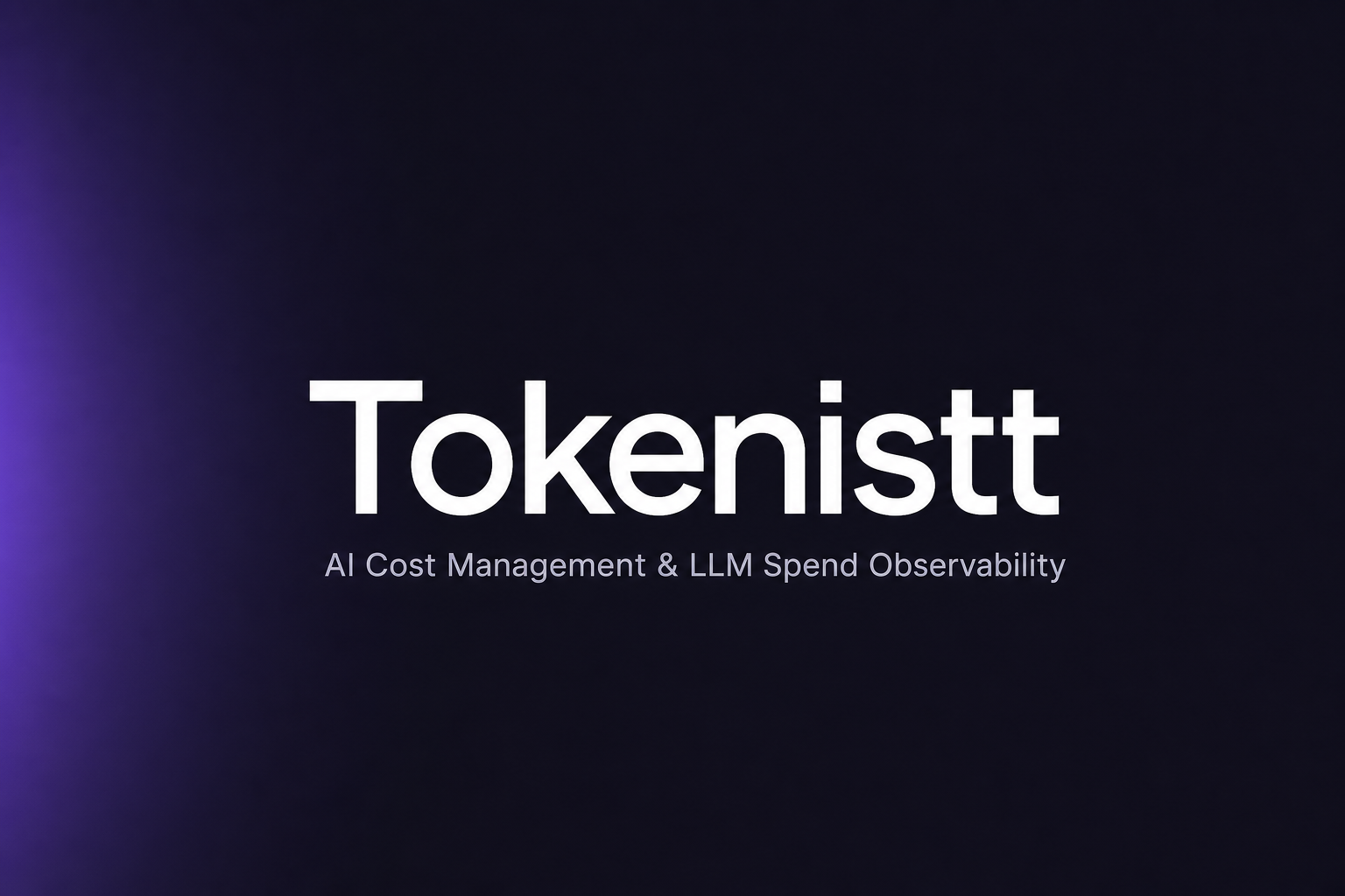 Tokenistt — AI FinOps Platform for Enterprise LLM Cost Savings